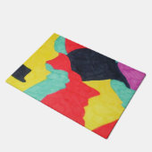 レッド・クリーチャー ドアマット (アングル)