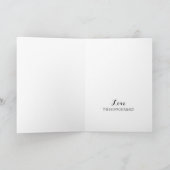 レッド&クリームフローラバニーイースターエッグ、イースター カード (内部)