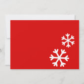 レッド&グリーンホリデーソックエクスチェンジパーティの招待状 招待状 (裏面)