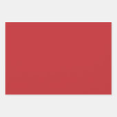 レッド&グリーン水玉模様クリスマスコーディネート ラッピングペーパーシート (正面3)