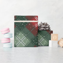 レッド グリーン クリスマス スノー プライド パターン