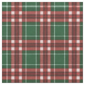 レッド+グリーン クリスマス タータン 柄 ファブリック (クローズアップ)
