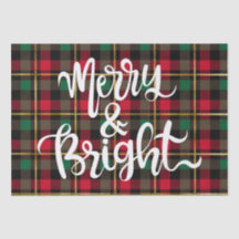 レッド、グリーン、ブラック&金ゴールドクリスマスプレイド