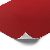 レッド・コンフィデンス・ネイルサロン・アート ポスター (角)