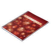 レッド&ゴールデンクリスマス&ハッピーニューイヤー ノートブック (左側)