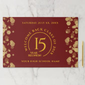 レッド&ゴールドスクールカレッジクラス再会 ペーパーパッド (インサイチュ)