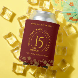 レッド&ゴールドスクールカレッジクラス再会 缶クーラー