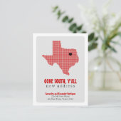 レッド・ゴーン・サウス、Y'all moving ポストカード (スタンド正面)