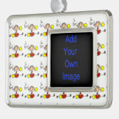 レッド・ゴー・チーム・チアリーダー シルバープレートフレームオーナメント (左)