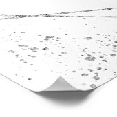 レッド&シルバーフローラキンセアニェラへようこそ ポスター (角)