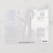 レッド・ジョン・F・ケネディ像の花 ポストカード (裏面)