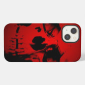 レッド・スカル iPhoneケース (裏面横)