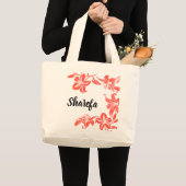 レッド タイガー リリー トートバッグ (正面(商品))