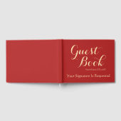 レッド、タン汎用ゲストブック ゲストブック (全面)