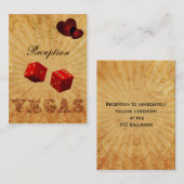 レッド・ダイス ヴィンテージ・ベガス 受付カード エンクロージャーカード (正面/裏面)