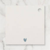 レッド ダスキー ブルー ライトハウス シー ブライダル シャワー フェイバータグ (裏面)