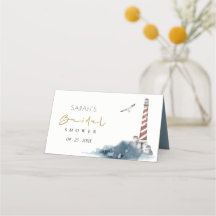 レッド ダスキー ブルー ライトハウス シー ブライダル シャワー