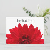 レッド·ダリア 招待状 (スタンド正面)