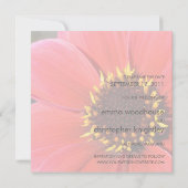 レッド·ダリア 招待状 (裏面)