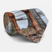 レッド・ダン・ランチ馬の動物の恋人の写真 ネクタイ (ロール)