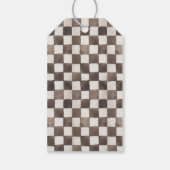 レッド ダートバイク バースデー ギフトタグ (裏面)