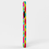 レッド ティール ターコイズ ブルー ライムグリーン ハート柄 Case-Mate iPhoneケース (裏面/右)