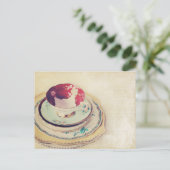 レッド ティー カップ ポストカード (スタンド正面)