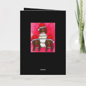 レッド・ドキシーのサンタ カード (裏面)