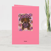 レッド・ドキシ―・イースター カード (裏面)