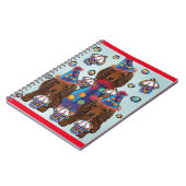 レッド・ドキシ ノートブック (左側)