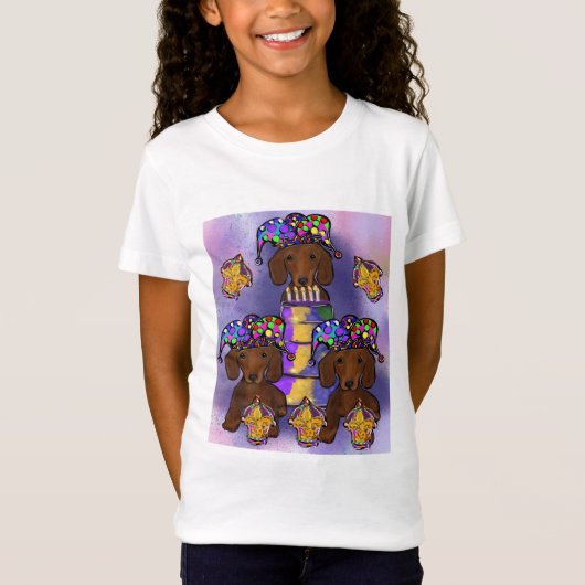 レッド・ドキシ―・マルディ・グラス Tシャツ (正面)