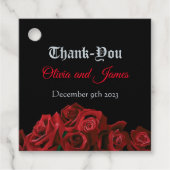 レッド・ドラゴンとバラ フェイバータグ (正面)