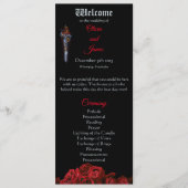 レッド・ドラゴンとバラ プログラム (正面)