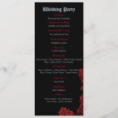 レッド・ドラゴンとバラ プログラム (裏面)