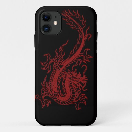 レッド・ドラゴングラウンiPhone 5ケース Case-Mate iPhoneケース (裏面)