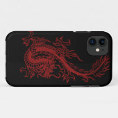 レッド・ドラゴングラウンiPhone 5ケース Case-Mate iPhoneケース (裏面(横))