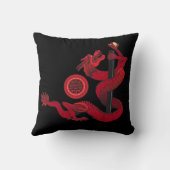 レッド・ドラゴン クッション (裏面)