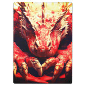 レッド・ドラゴン クリップボード (裏面)