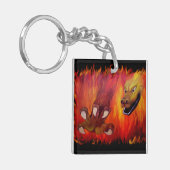 レッド・ドラゴン・クロー キーホルダー (正面左)