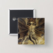 レッド・ドラゴン・ボタン 缶バッジ (正面&裏面)