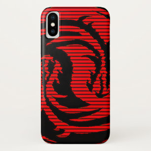 レッド・ドラゴン iPhone X ケース
