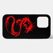 レッド・ドラゴン Case-Mate iPhoneケース (裏面 (横))