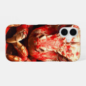 レッド・ドラゴン iPhone 16ケース (裏面横)