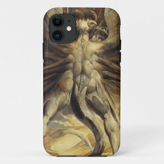 レッド・ドラゴンiPhoneケース Case-Mate iPhoneケース (裏面)