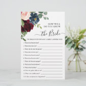 レッド&ネイビーどのように良く花嫁のゲームを知っている (スタンド正面)