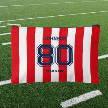 レッド&ネイビースポーツチーム名前をカスタムするナンバーチーム