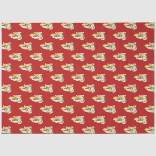 レッド+ネイビー+マリンシリーズデザイン9 薄葉紙 (正面)
