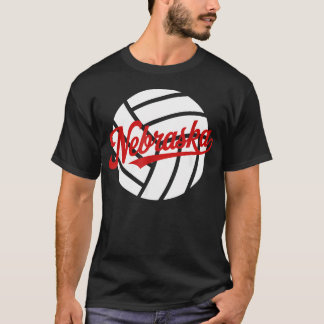 レッド ネブラスカ バレーボール Tシャツ