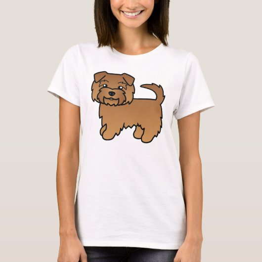 レッド・ノーフォーク・テリア Tシャツ (正面)