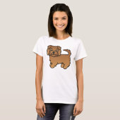 レッド・ノーフォーク・テリア Tシャツ (正面フル)